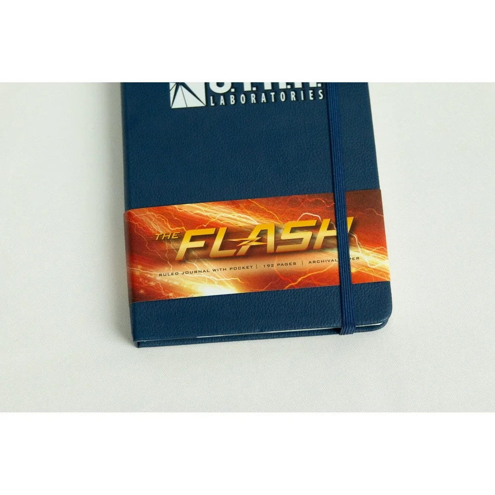 DC Comics The Flash STAR Labs Hardcover Ruled Journal Insight Editions Navy Blue